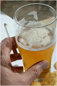 High Blood Pressure Symptoms - excess alcohol and smoking