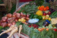 Greens and vegetables